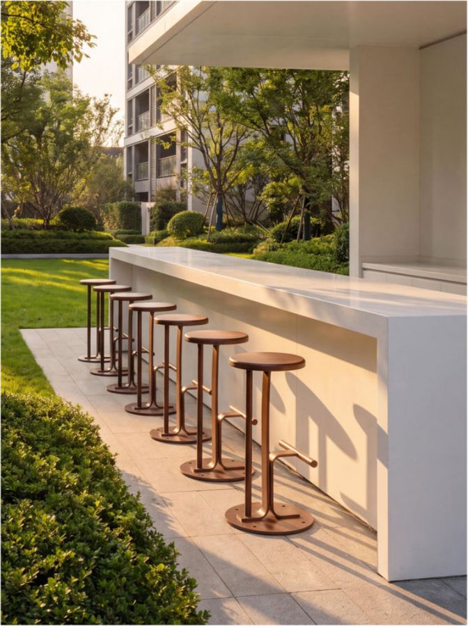Aluminium Bar Chair – 05