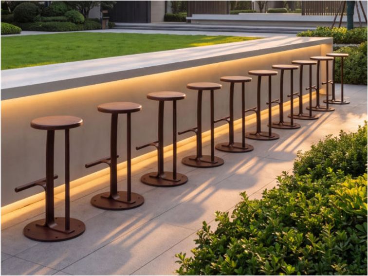 Aluminium Bar Chair – 05 — view 2