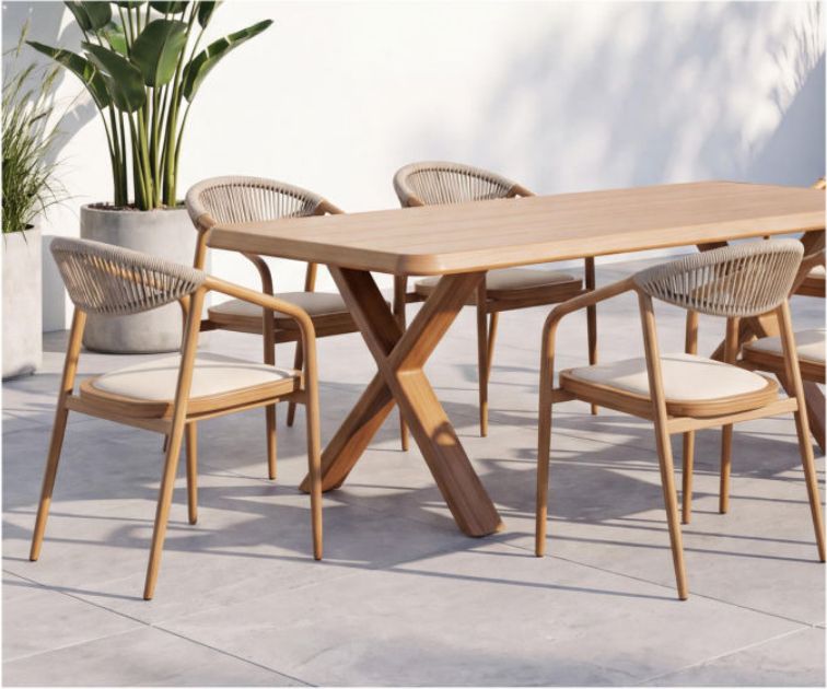 Aluminium Dining Set – 02 — view 2