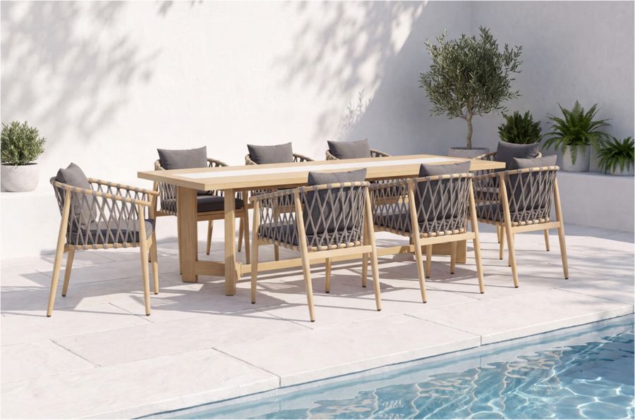 Aluminium Dining Set – 08