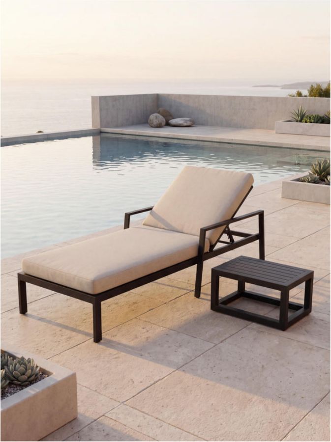 Aluminium Sun Lounger – 09