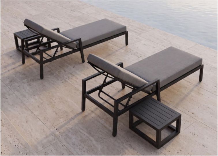Aluminium Sun Lounger – 09 — view 2
