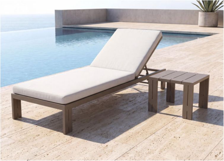Aluminium Sun Lounger – 10 — view 2