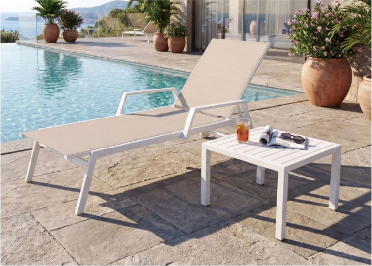 Aluminium Sun Lounger – 13 — view 2