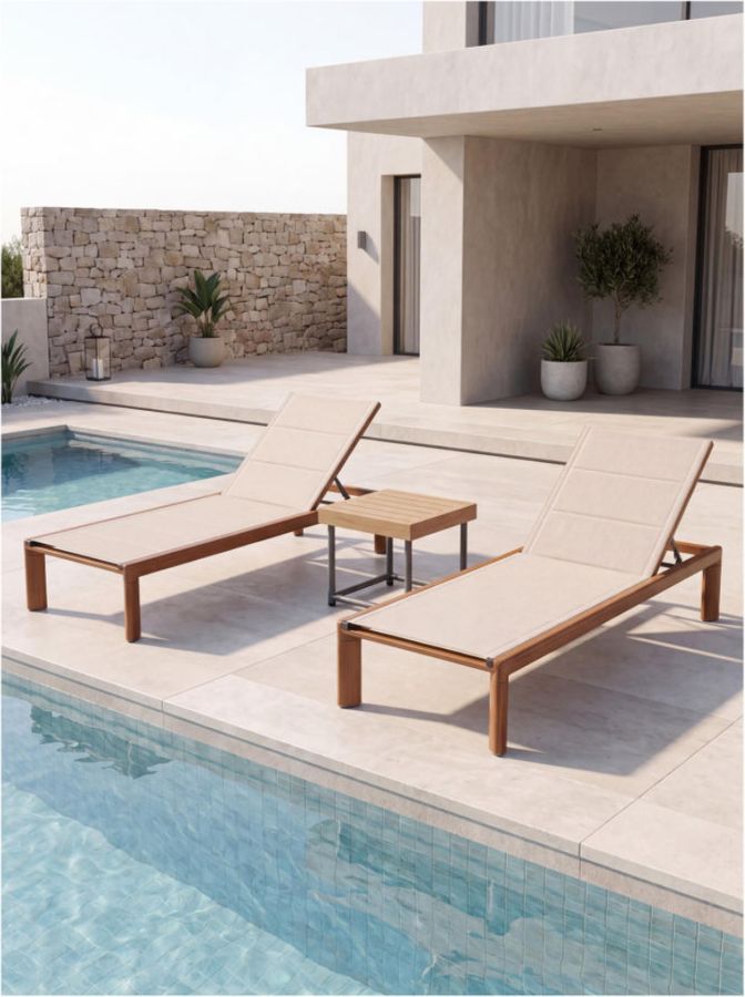 Aluminium Sun Lounger – 15