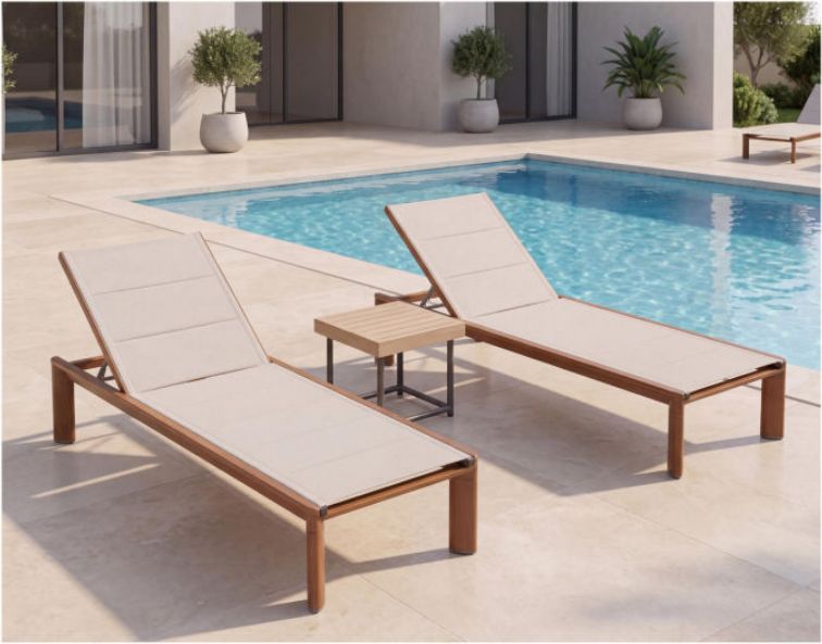 Aluminium Sun Lounger – 15 — view 2