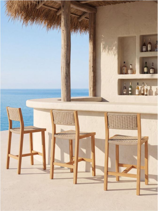 Teak Bar Chair – 01