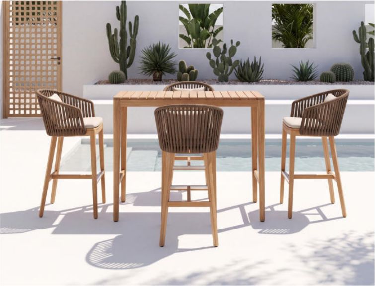Teak Bar Chair – 02 — view 2