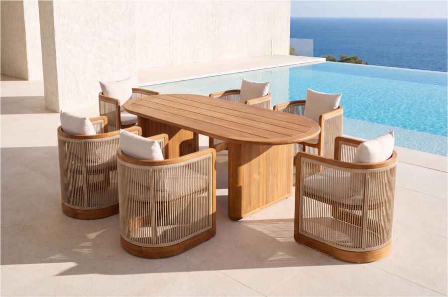 Teak Dining Set – 01