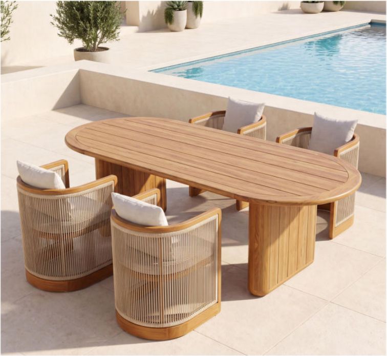 Teak Dining Set – 02