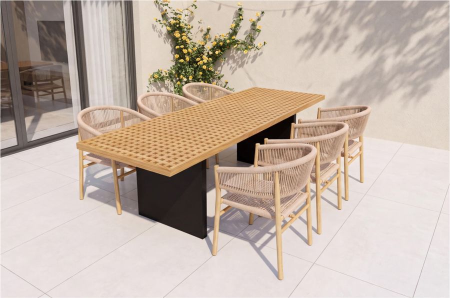 Teak Dining Set – 03