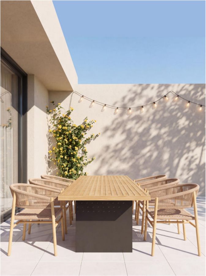 Teak Dining Set – 04