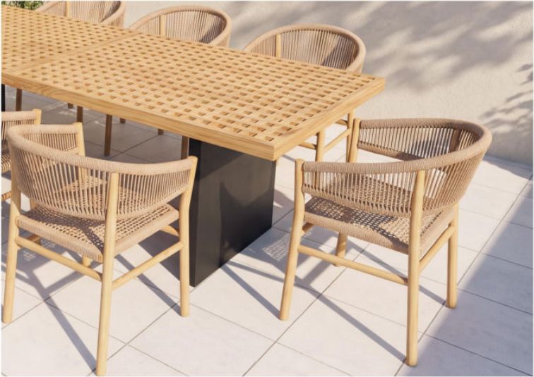 Teak Dining Set – 04 — view 2