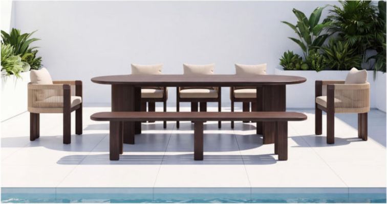 Teak Dining Table – 02 — view 2