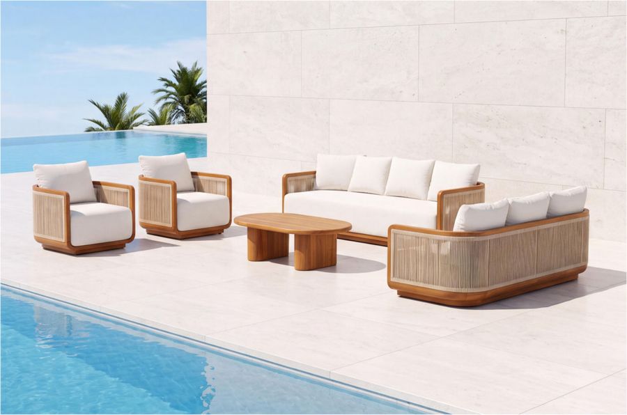 Teak Sofa Set – 01