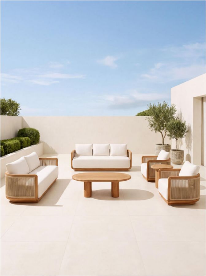 Teak Sofa Set – 02
