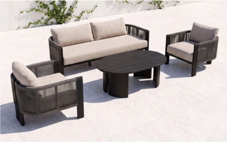 Teak Sofa Set – 07 — view 2