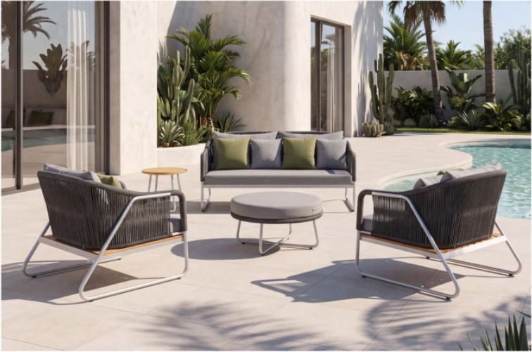 Teak Sofa Set – 11 — view 2
