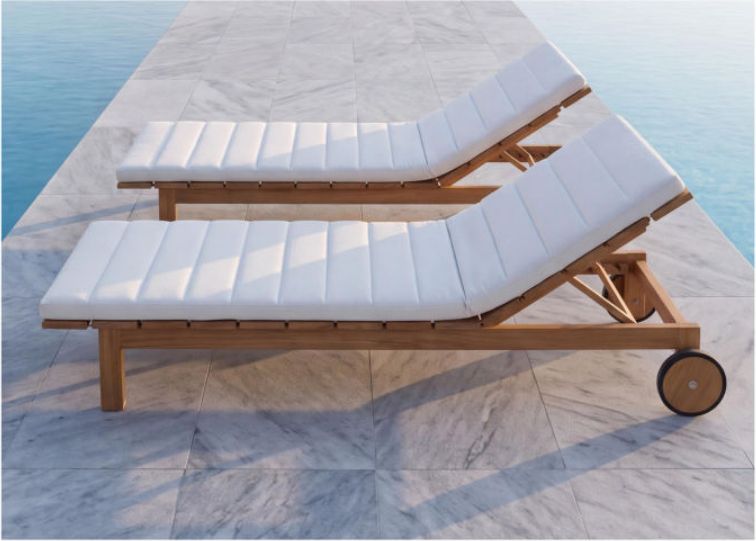 Teak Sun Lounger – 03 — view 2