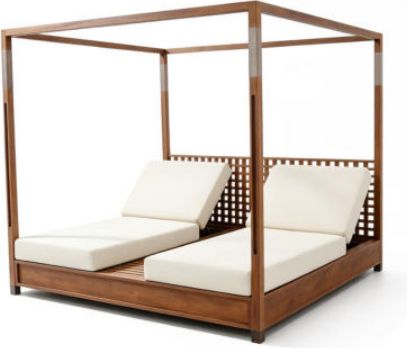 Teak Sun Lounger – 04 — view 3