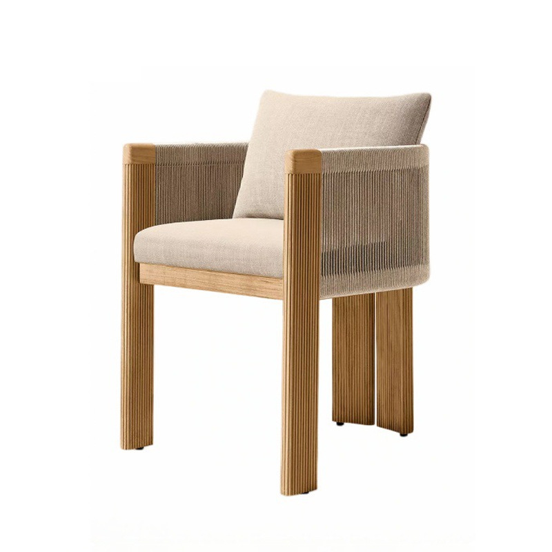 Nordic Rope-Woven Dining Set – 4 Seater — view 3