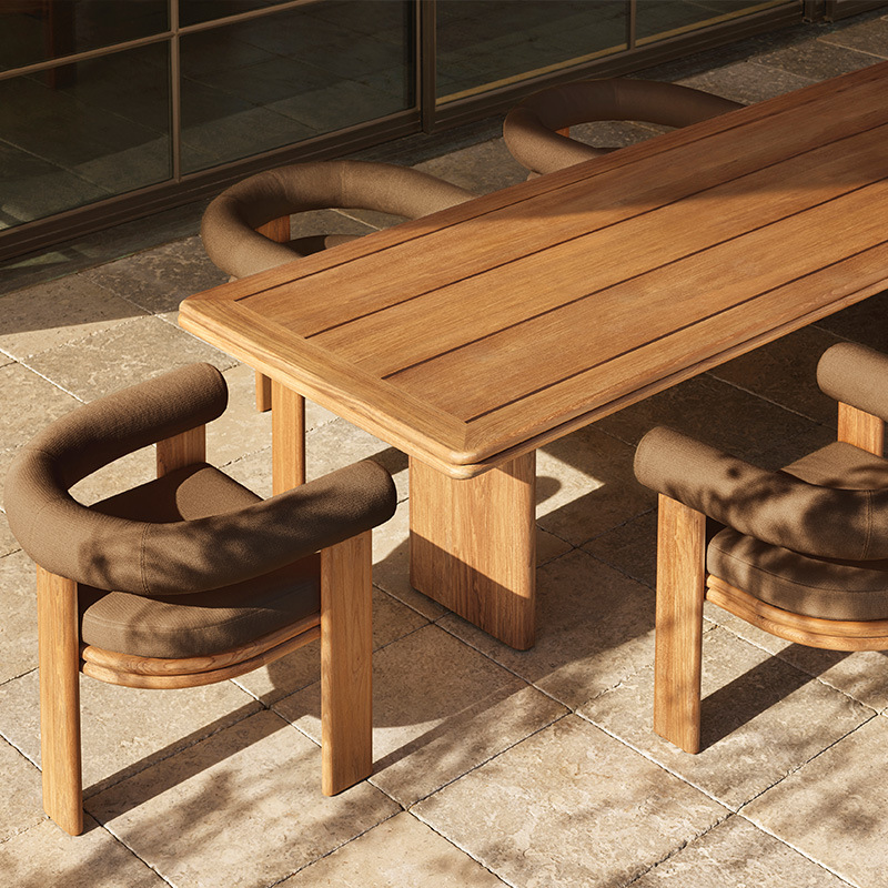 Teak Balcony Bistro Set – 2 Seater
